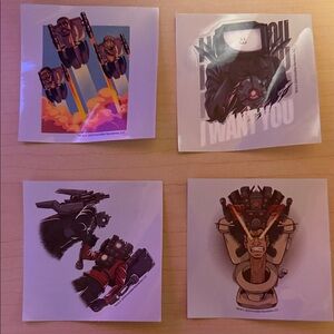 Futuristic Robot Sticker Collection for Kids